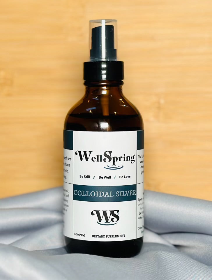 4oz colloidal silver spray bottle